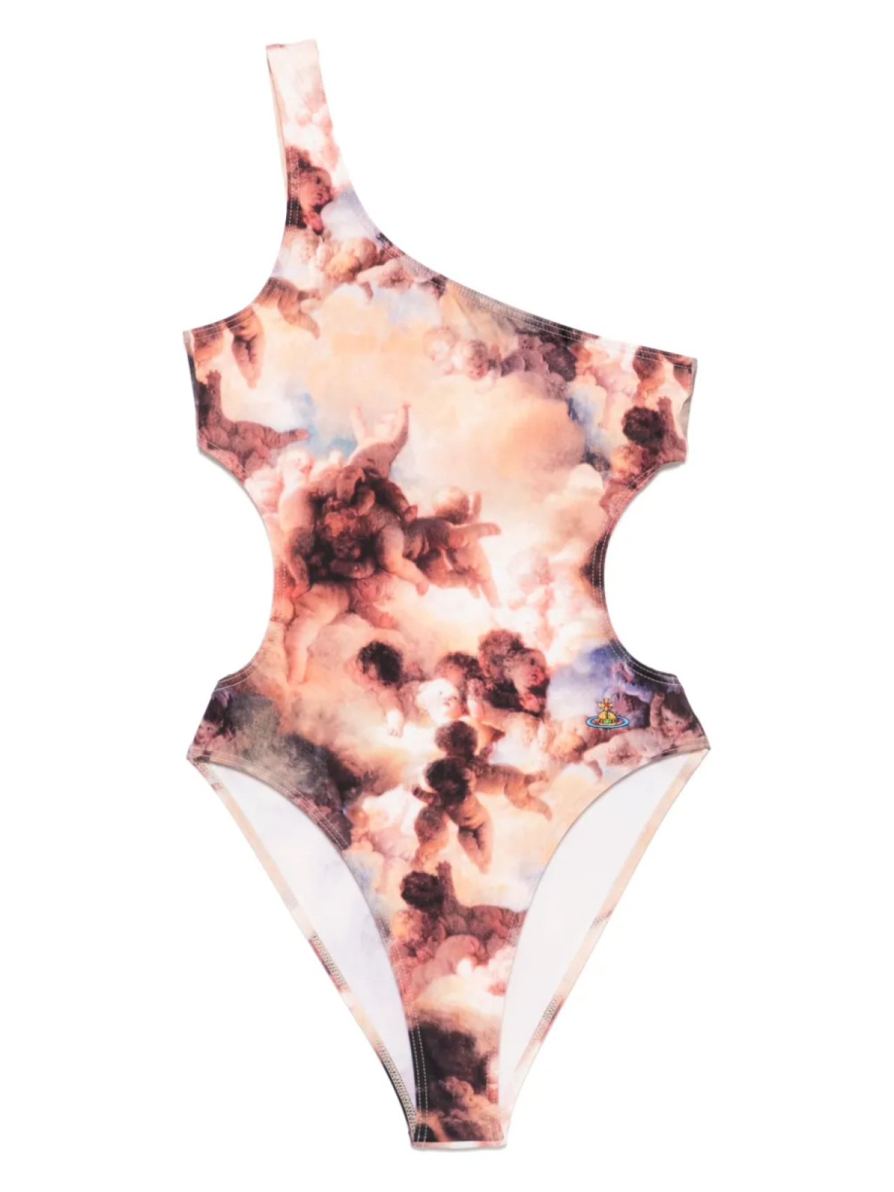 

Купальник One Shoulder Vivienne Westwood, нейтральный