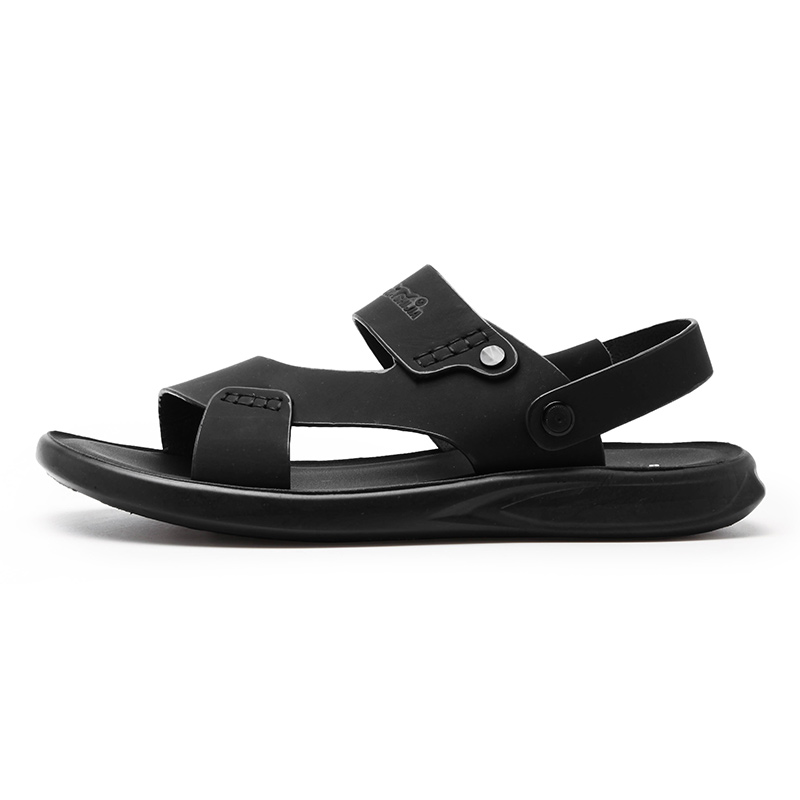 

Пляжные шлепанцы мужские черные/коричневые G.N.SHIJIA