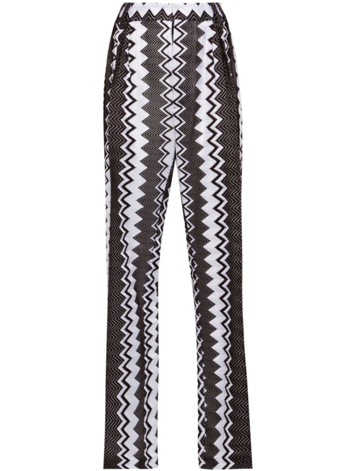 

Missoni брюки с узором шеврон, коричневый
