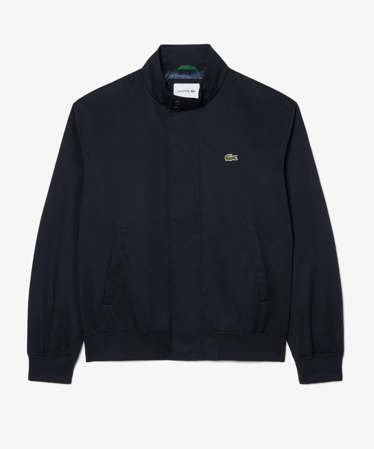 Куртка Lacoste Harrington бежевая ветро- и водоотталкивающая — фото 4