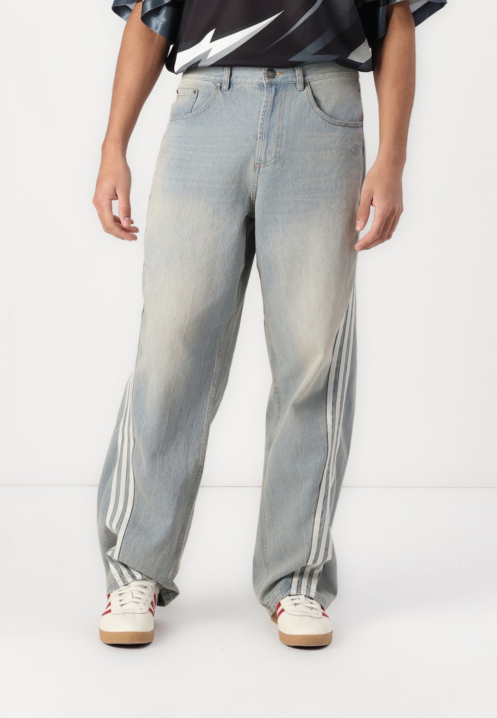 

Мешковатые джинсы adidas Originals, синий