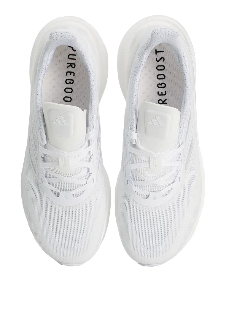 Кроссовки мужские спортивные Pureboost 5 Climacool, Adidas, белый/черный — фото 4