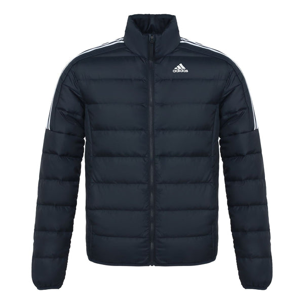 

Пуховик adidas Ess Down Logo Print, Warm, Casual Down Jacket Men's Legendary Ink Blue, синий