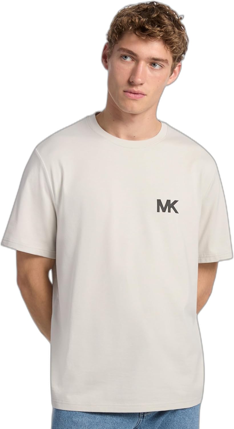 

Мужская футболка Michael Kors Mk с аппликацией, Carbon Grey, Серый, Мужская футболка Michael Kors Mk с аппликацией, Carbon Grey