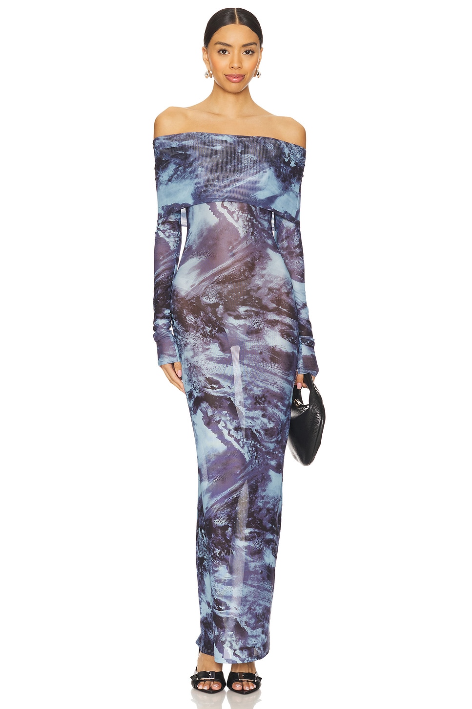 

Длинное платье Karasi maxi Superdown, navy