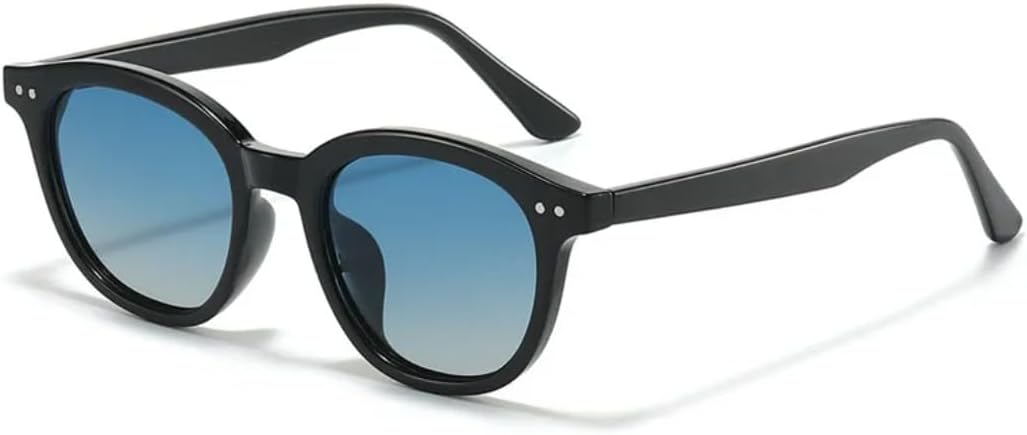 

Солнцезащитные очки с защитой UV400 | Круглые заклепки, градиентная расцветка | Для женщин и мужчин, для занятий спортом на открытом воздухе и вождения DSVIGF, Black Blue