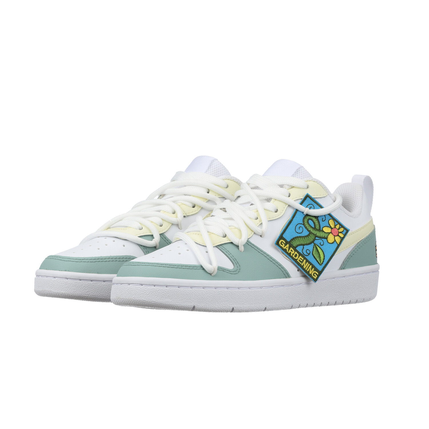 

Кроссовки Nike Skateboarding Shoes Women's Low-top Yellow/Green, зеленый
