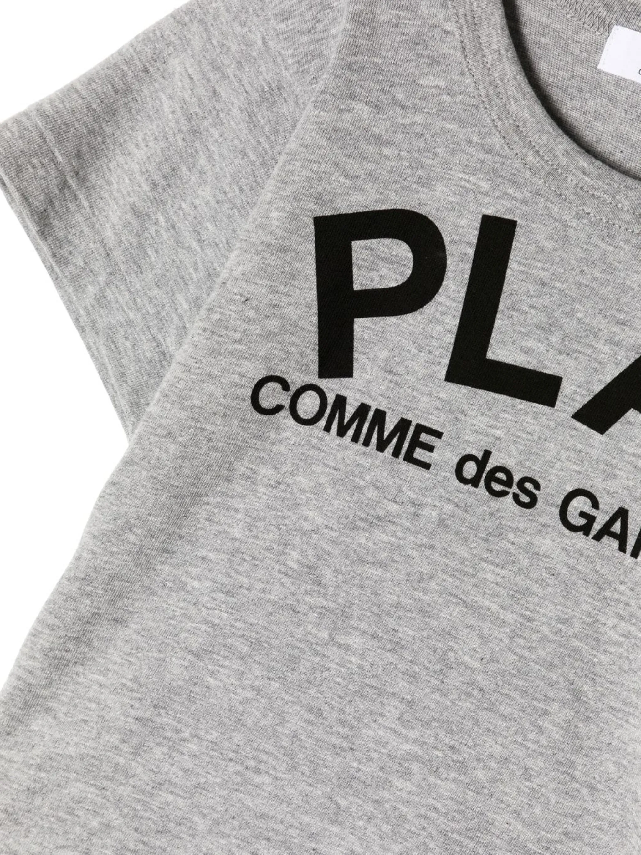 Футболка Play Comme Des Garçons Play Kids, серый — фото 3