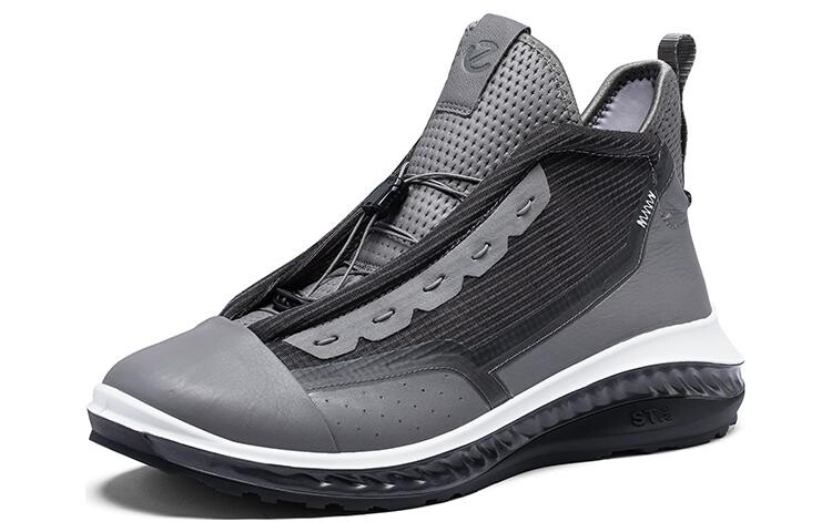 Подходит для активного образа жизни Мужская обувь среднего размера Iron Gray Ecco — фото 2