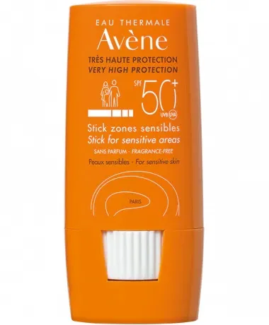 

Avène Stick для больших чувствительных зон 50+ 8 г Защита от солнца Avene