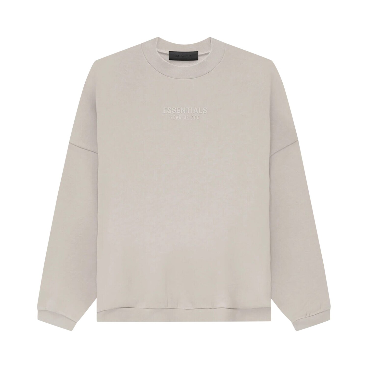 

Круглый вырез Fear of God Essentials, серебристое облако