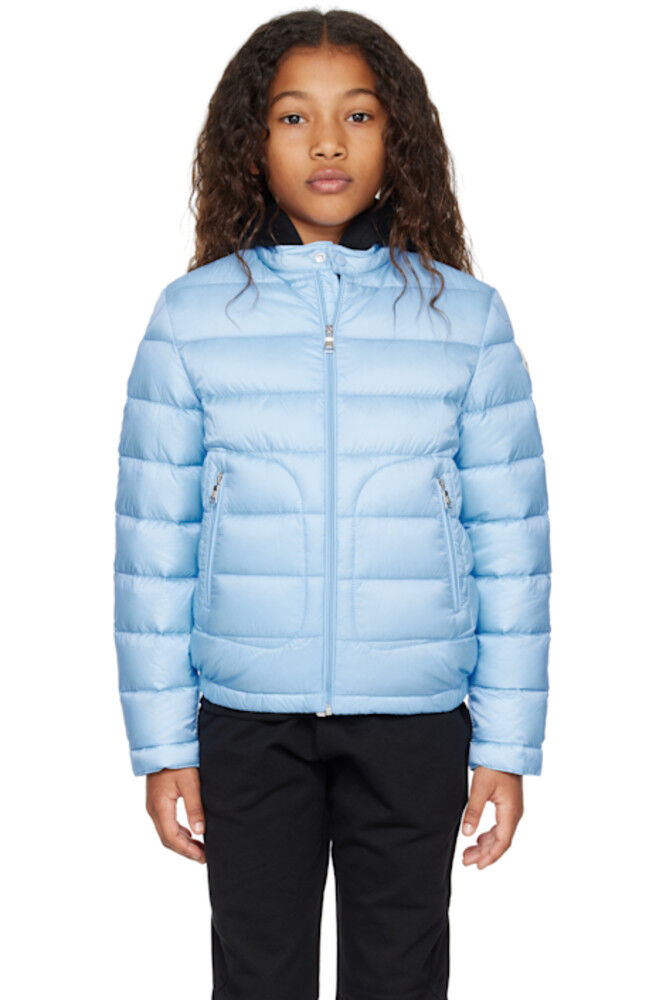 

Детская синяя куртка Acorus Packable Down Jacket Moncler Enfant