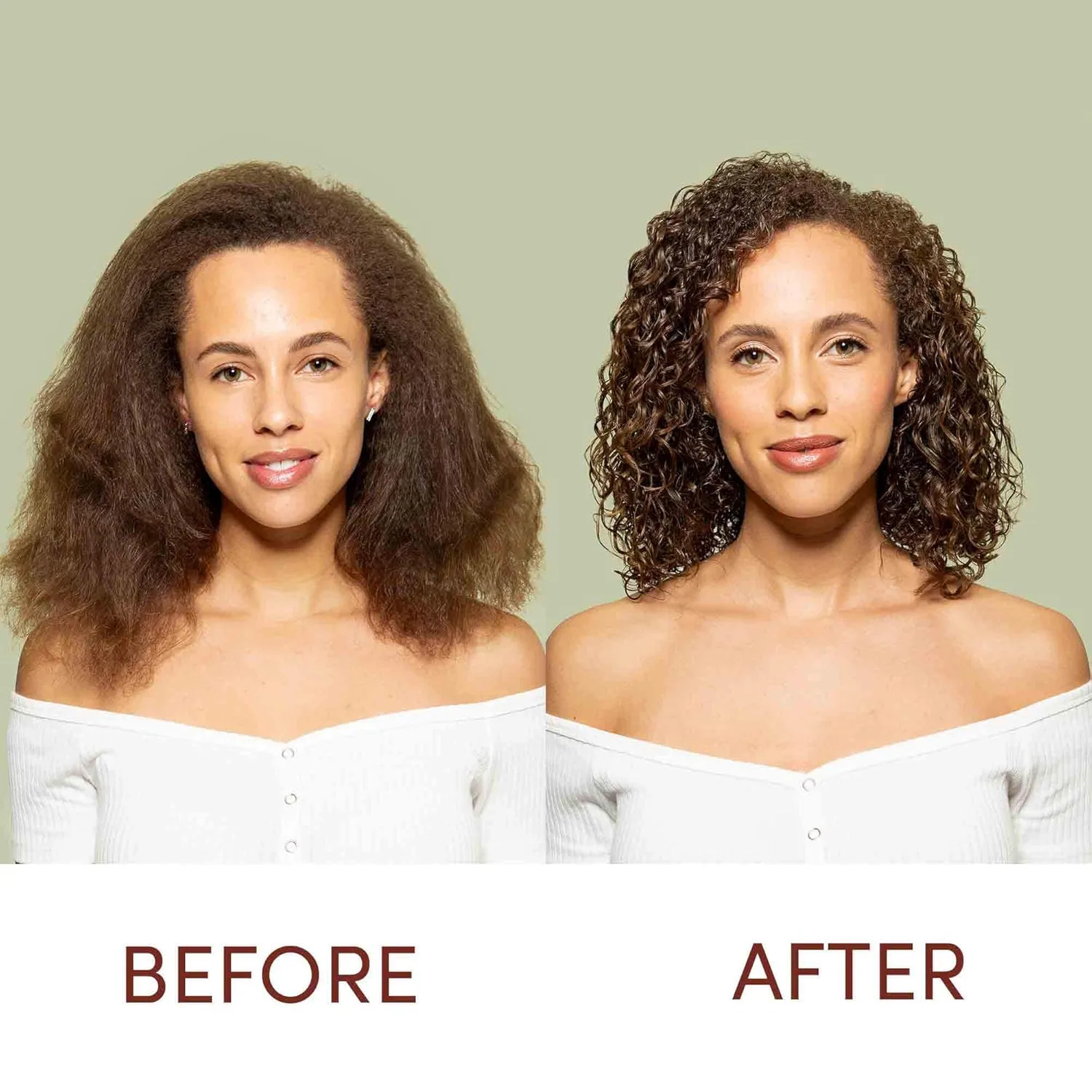 Шампунь MIZANI True Textures Moisture Replenish для кудрявых волос - разглаживает и увлажняет благодаря кокосовому маслу, не содержит сульфатов и парабенов. 1000 мл (.), olive — фото 2