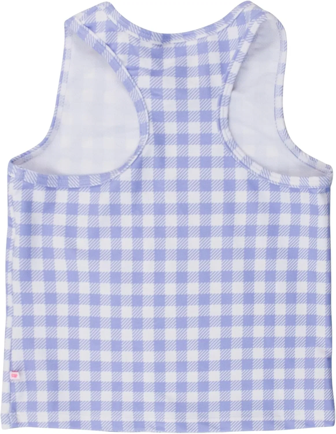 Детский топ для активного отдыха RuffleButts, Periwinkle Blue Gingham — фото 4