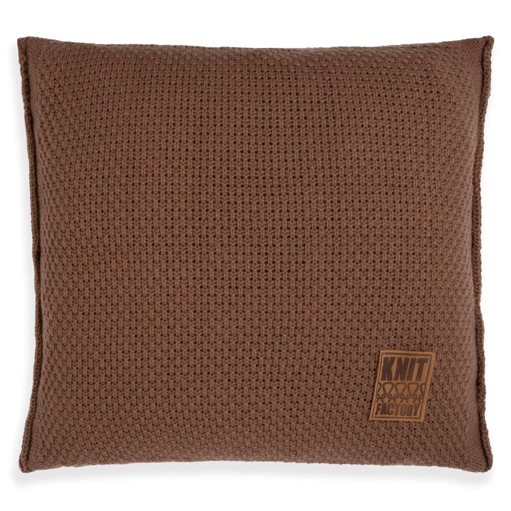 

Подушка Knit Factory Jesse - Табачный - 50x50 см