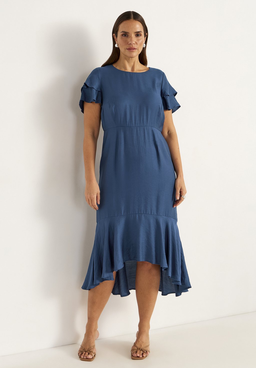 

Повседневное платье FLOUNCE WITH SLEEVES Cellbes of Sweden, синий