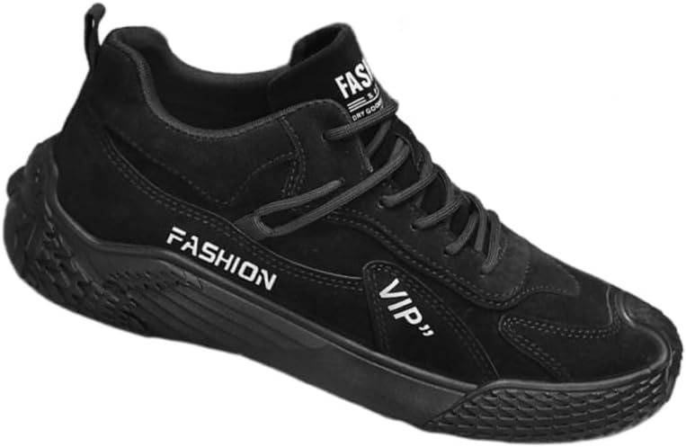 

Мужские модные спортивные кроссовки - удобные и повседневные, с низким верхом и противоскользящей подошвой, подходят для ежедневной носки Fusecottc, черный