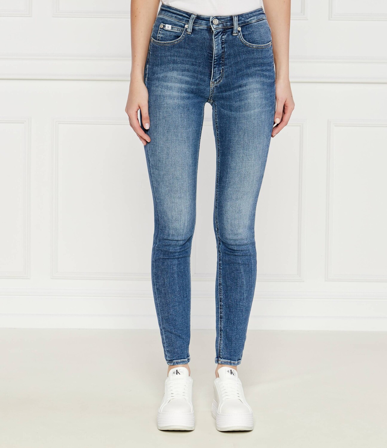 

Джинсы CALVIN KLEIN JEANS Skinny fit, темно-синий