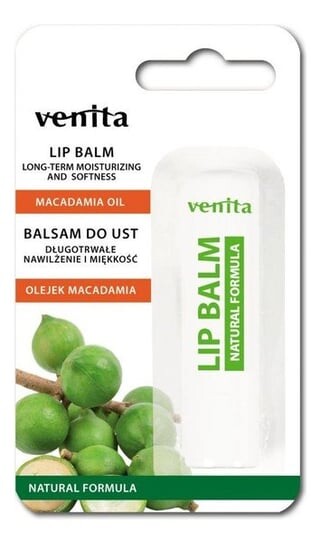 

Бальзам для губ с маслом макадамии, 4 г Venita