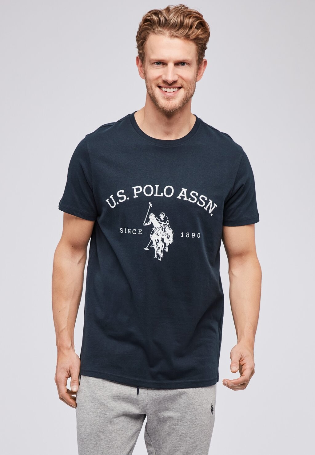 

Футболка с принтом Archibald U.S. Polo Assn., цвет dark sapphire