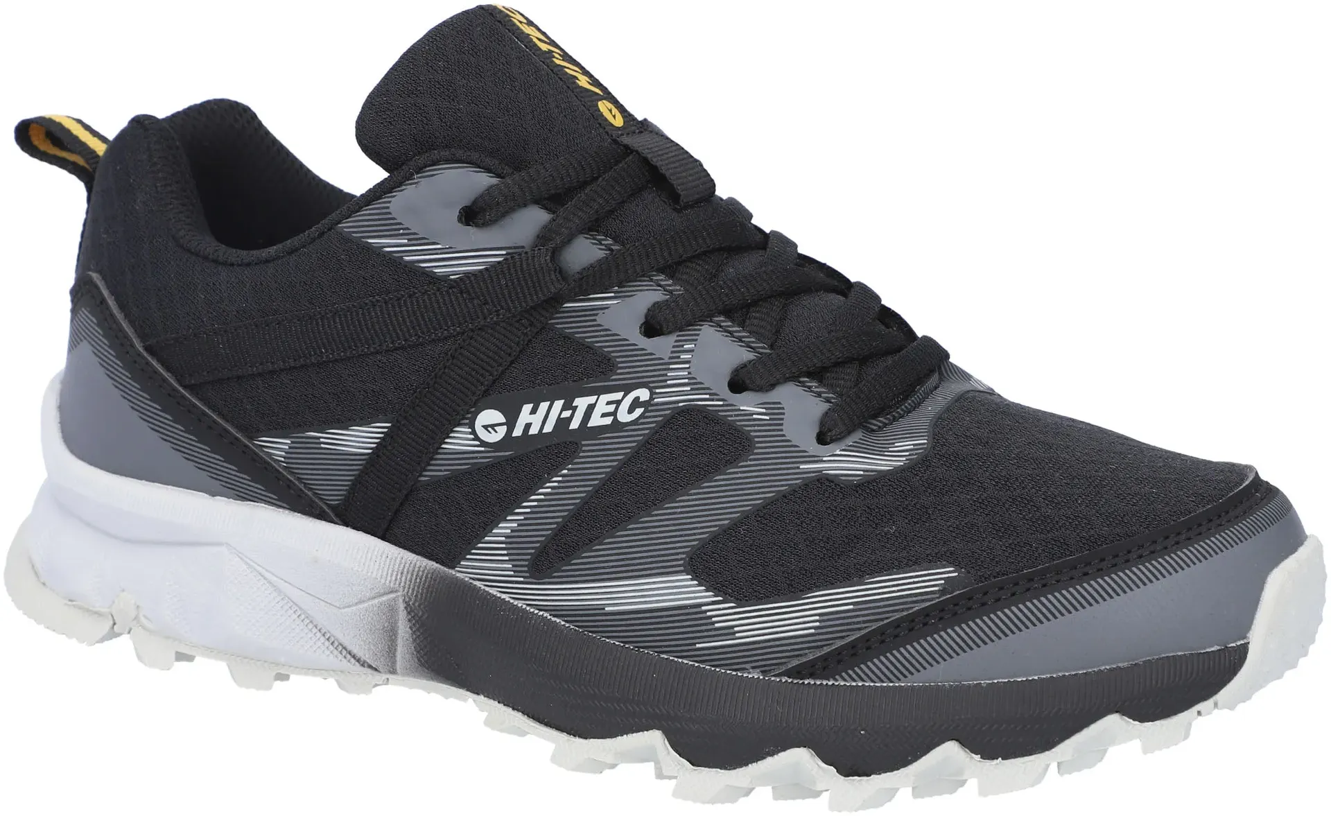 

Hi-Tec уличная обувь Hi-Tec Lightning Trail Womens, очень легкая, цвет Black/Charcoal/Artisans Gold