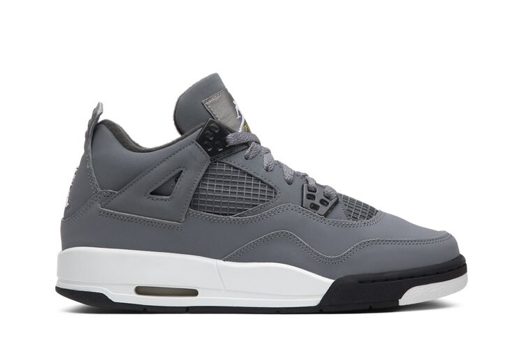

Кроссовки Air Jordan 4 Retro GS 'Cool Grey' 2004, серый