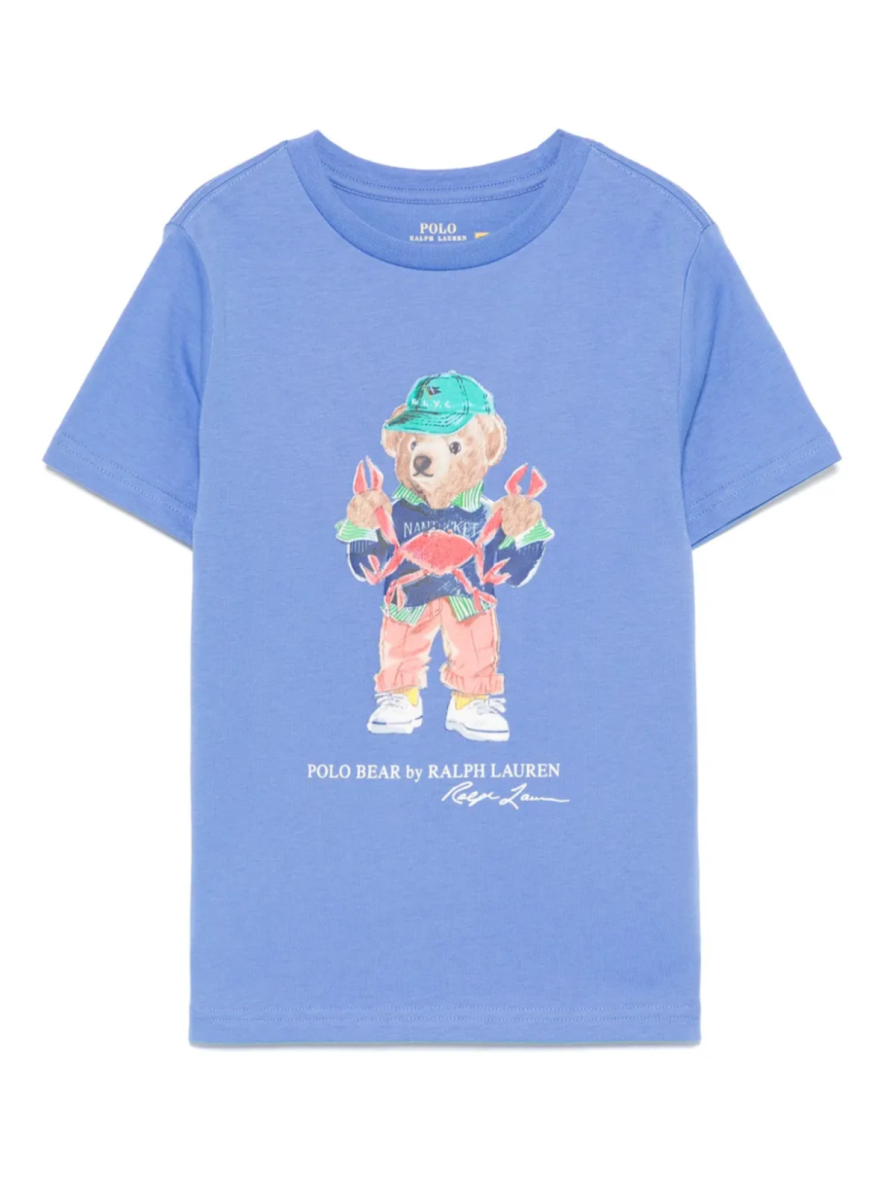 

POLO RALPH LAUREN KIDS футболка Polo Bear, синий