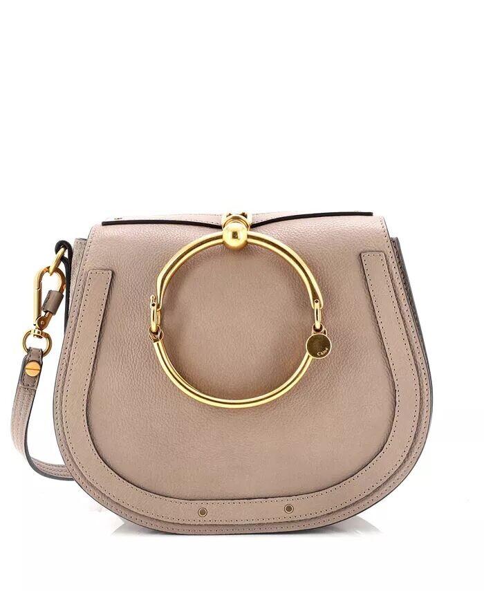 

Сумка через плечо Nile среднего размера из кожи Pre-Owned Chloe, коричневый/бежевый