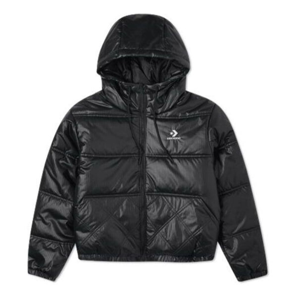 

Куртка embroidered star chev jacket 'black' Converse, черный