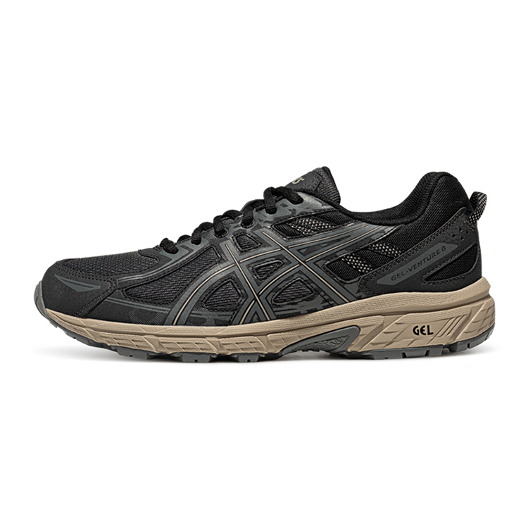 

Беговые кроссовки Gel Venture 6, унисекс Asics, черный серый