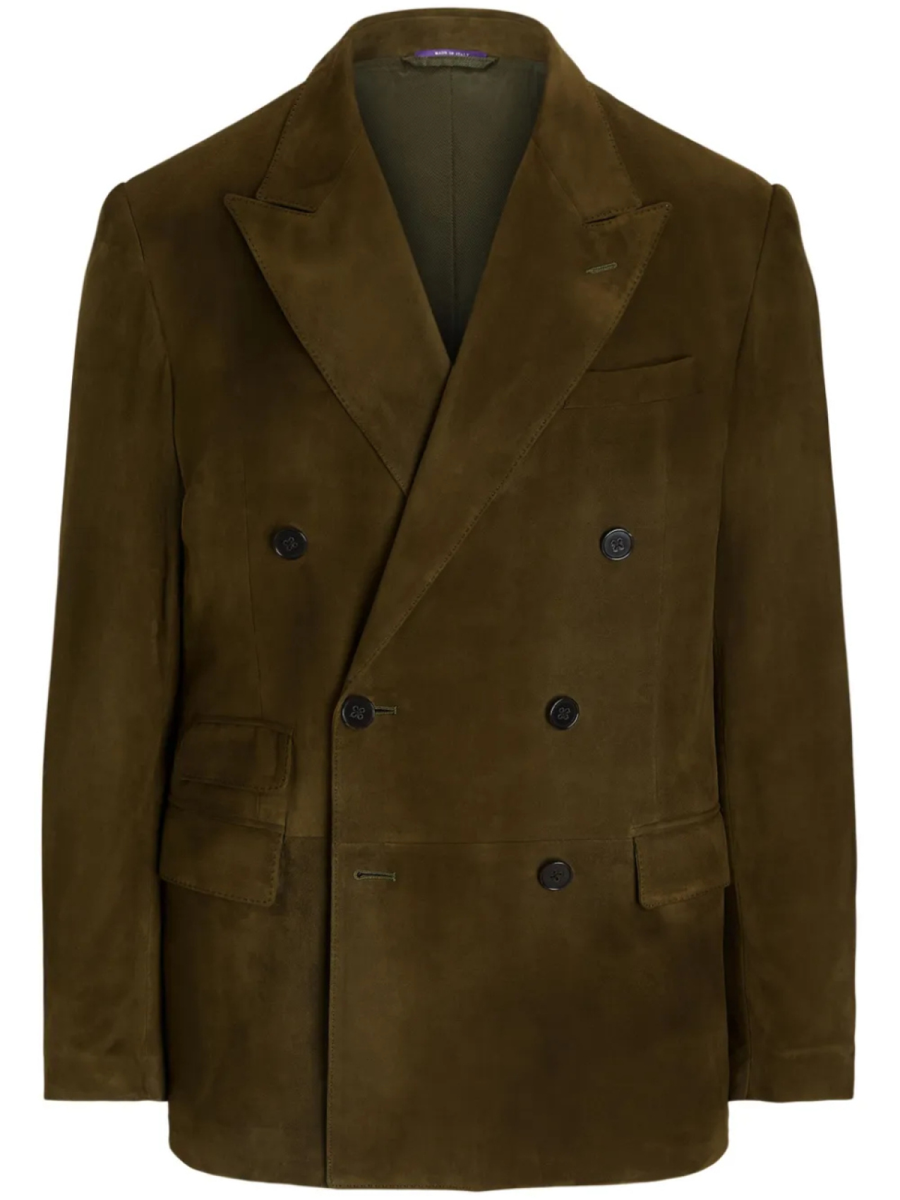 

Замшевый блейзер Ralph Lauren Purple Label, коричневый