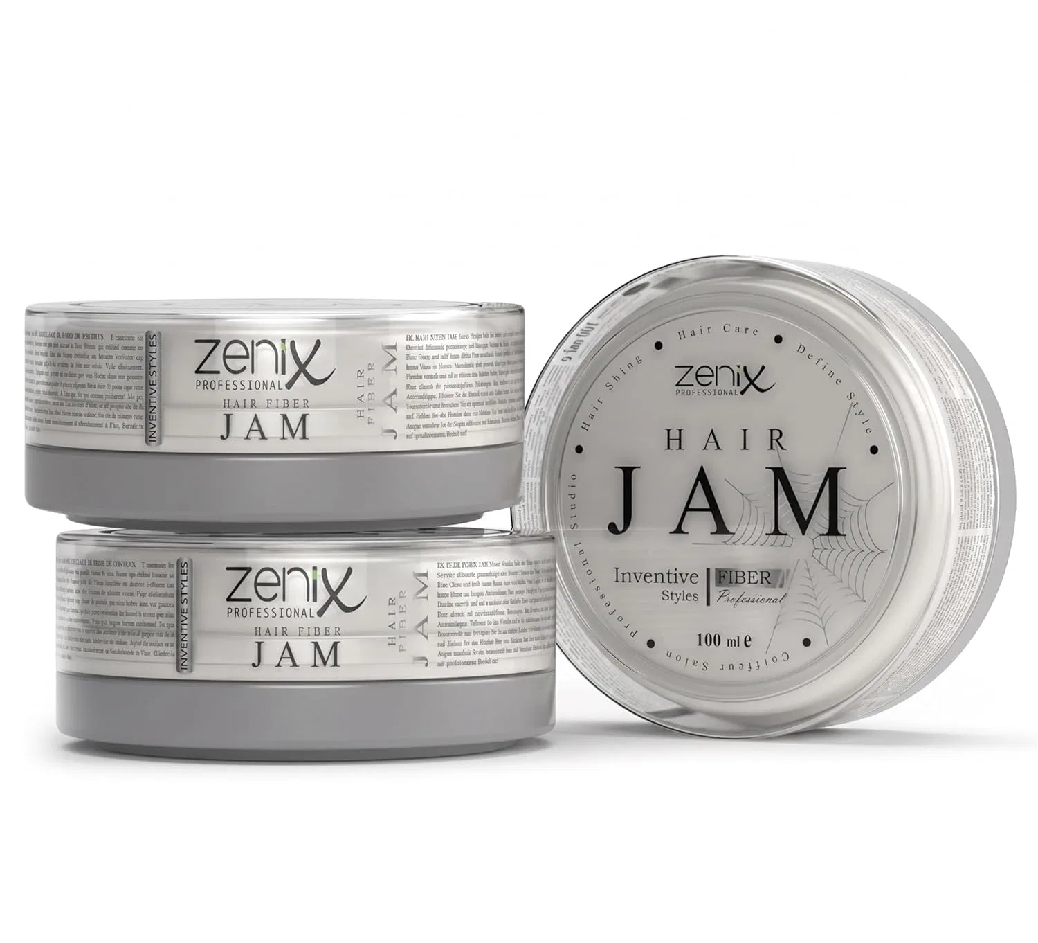Мужской воск для волос Zenix Men Fiber Jam Inventive сильной фиксации Zenix