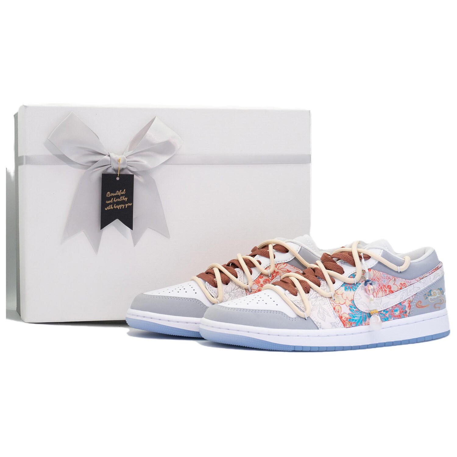 

Баскетбольные кроссовки Air 1 Vintage Unisex Low-top White/light-Grey Jordan