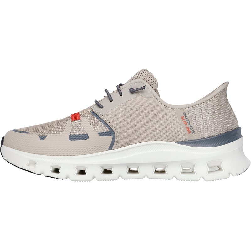 Тапочки скользящие-шаговые Skechers, цвет grau tpor — фото 4