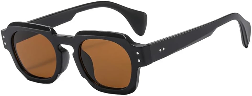 

Солнцезащитные очки с защитой UV400 | Линзы Rivets Punk Candy Color | Для женщин и мужчин, для занятий спортом на открытом воздухе и путешествий DSVIGF, Matte Black Tea