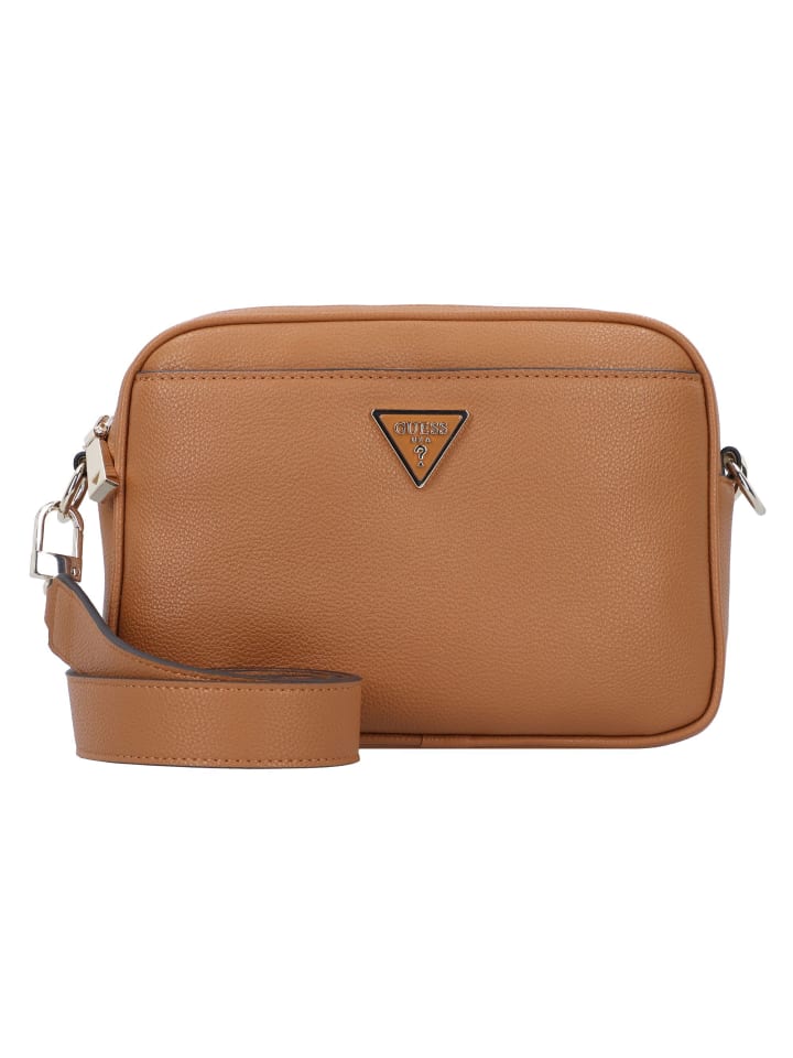 

Сумка через плечо Meridian II 22 см коньячного цвета Guess