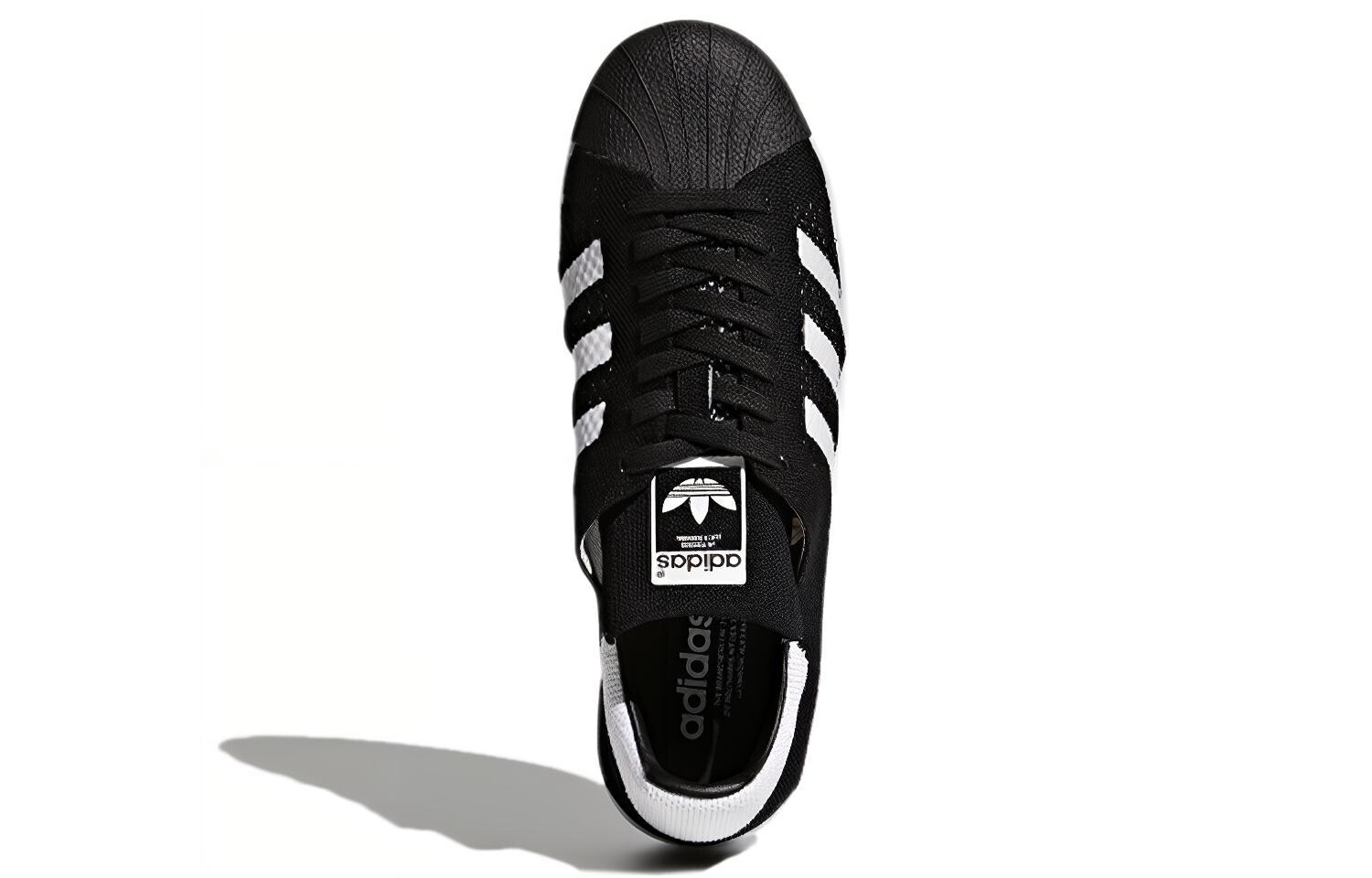 Кроссовки Adidas Originals Originals Superstar Primeknit 'Black White' — фото 4