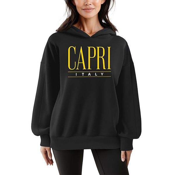 

Женский худи Italy oversized из флиса Licensed Character, Black, Черный, Женский худи Italy oversized из флиса Licensed Character, Black