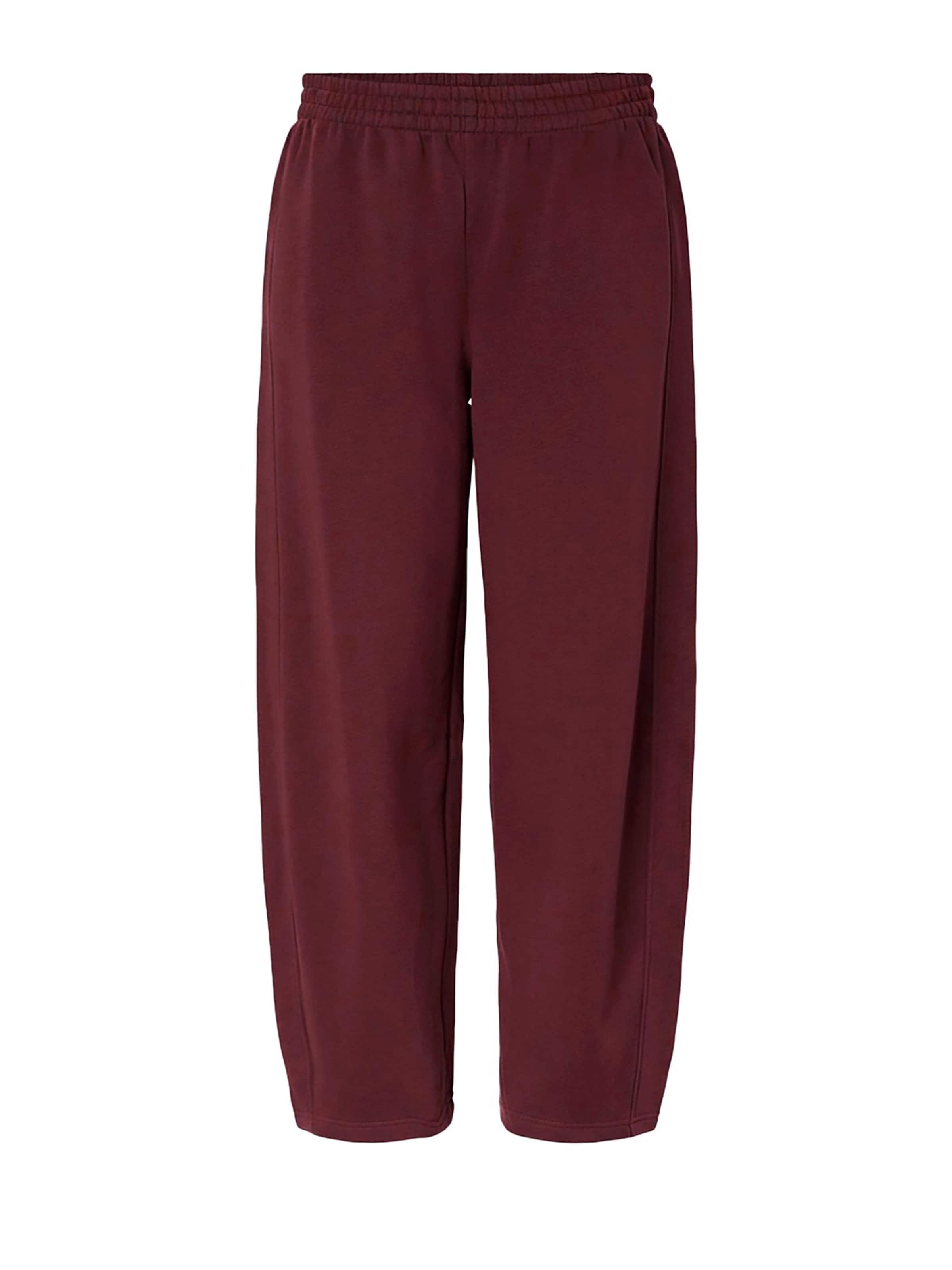 

PIECES Широкие брюки 'PCFilucca' в цвете бордо