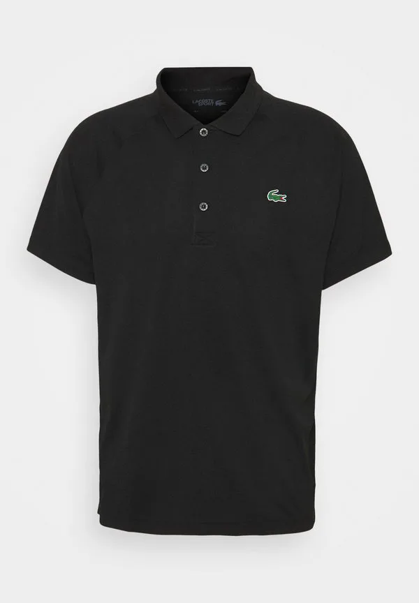 Классическая теннисная рубашка-поло Lacoste Sport, Black