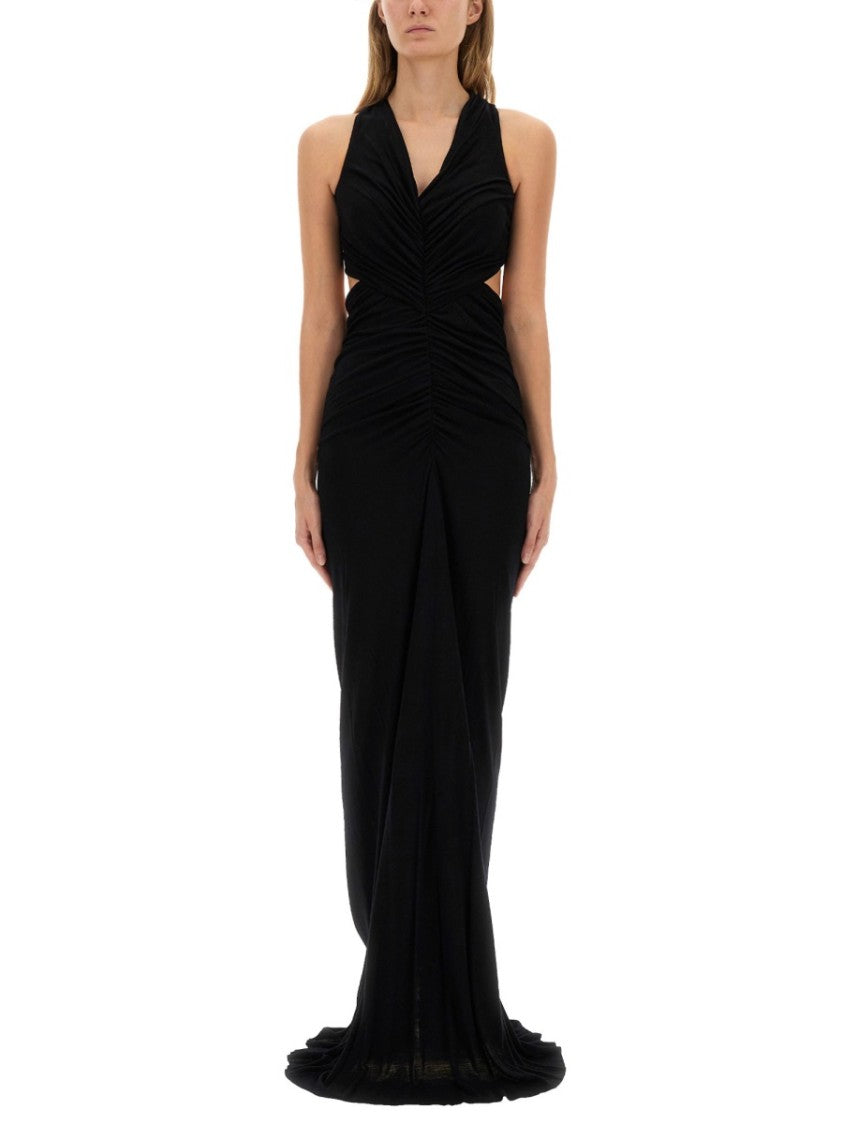 

Платье "Poppy" макси Rick Owens X Lilies, черный