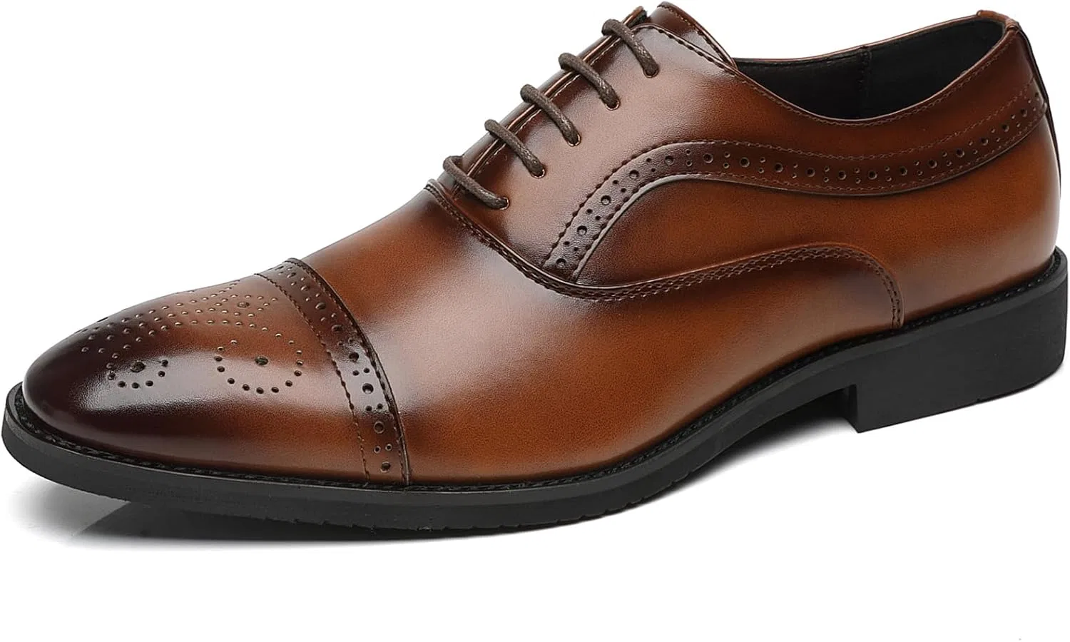Туфли Ahico Herrenschuhe, klassisch, Schnürschuh, Oxford, formelle Zehenkappe, Braun