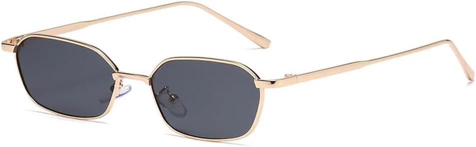 

Ретро солнцезащитные очки для женщин и мужчин в стиле стимпанк, металлические очки, винтажные градиентные золотистые очки, солнцезащитные очки UV400 HVTVTLA, Grey