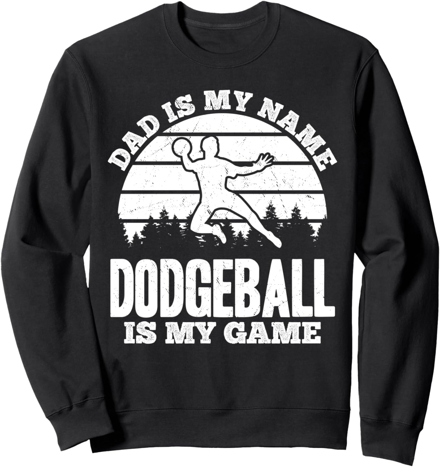 

Меня зовут папа, а вышибалы - моя игра - толстовка с надписью «Папа, вышибалы» Daddy Dodgeball Player, черный