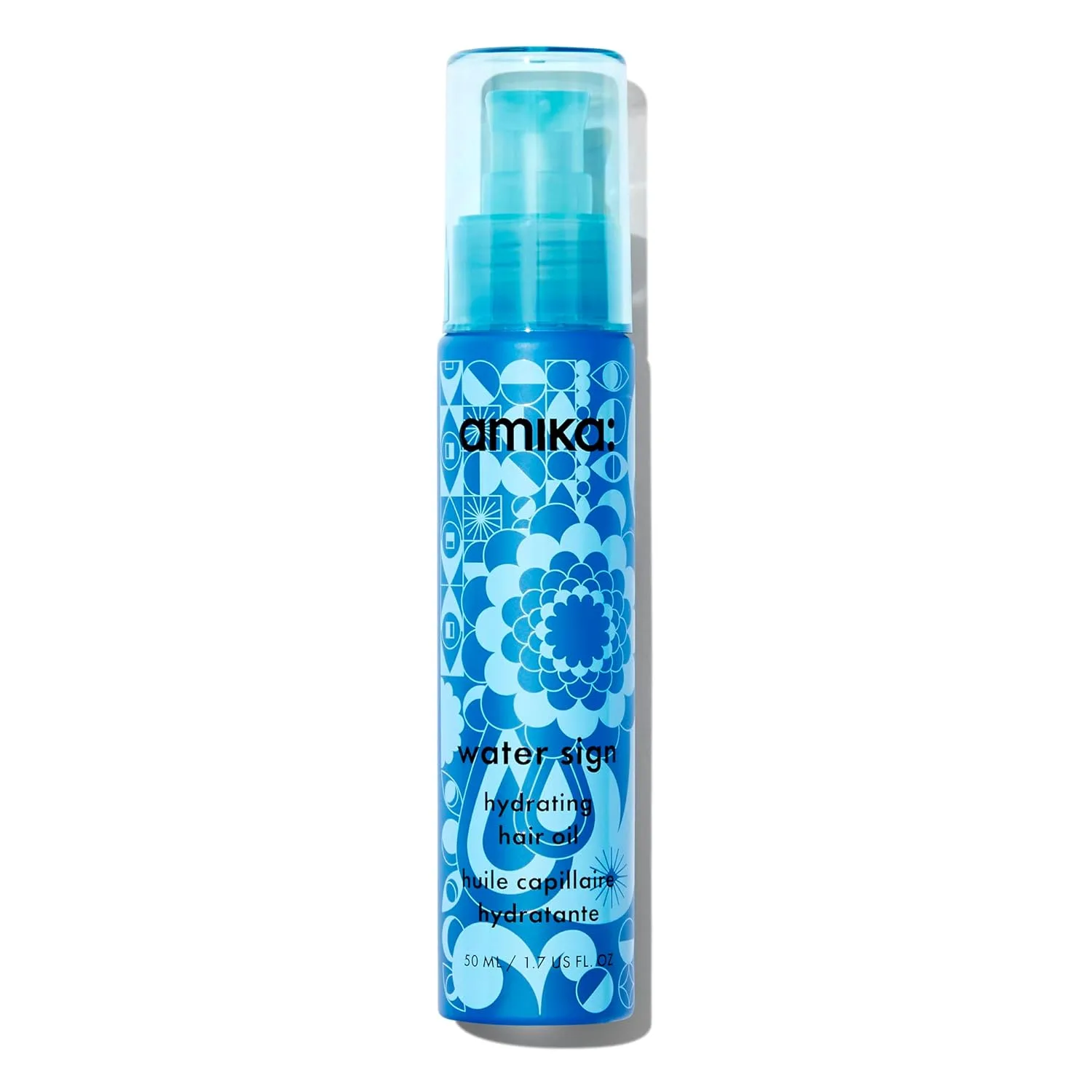 Набор Amika Water Sign: увлажняющее масло для волос с гиалуроновой кислотой и интенсивный увлажняющий кондиционер объемом 275 мл. — фото 2
