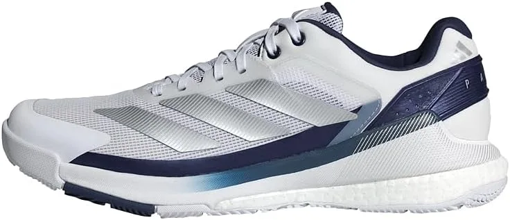 Кроссовки для падела Adidas Crazyquick Boost, белый/темно-синий
