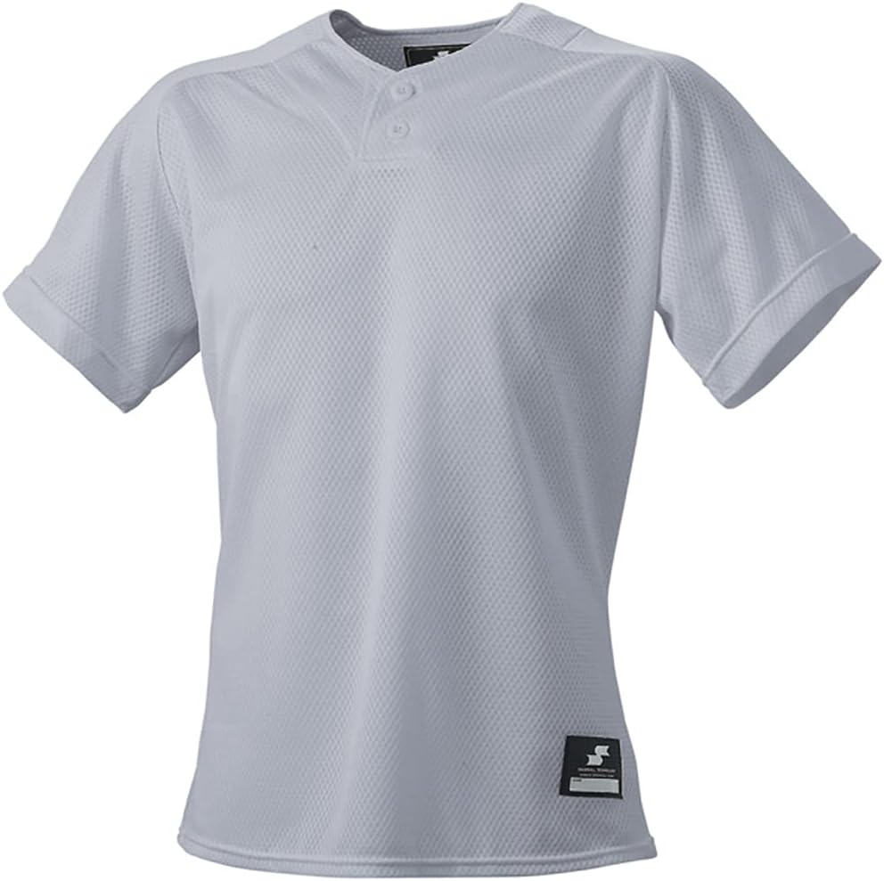 

Футболка SSK BW1660 с двумя пуговицами для предматчевой подготовки (однотонная), серебристо-серый