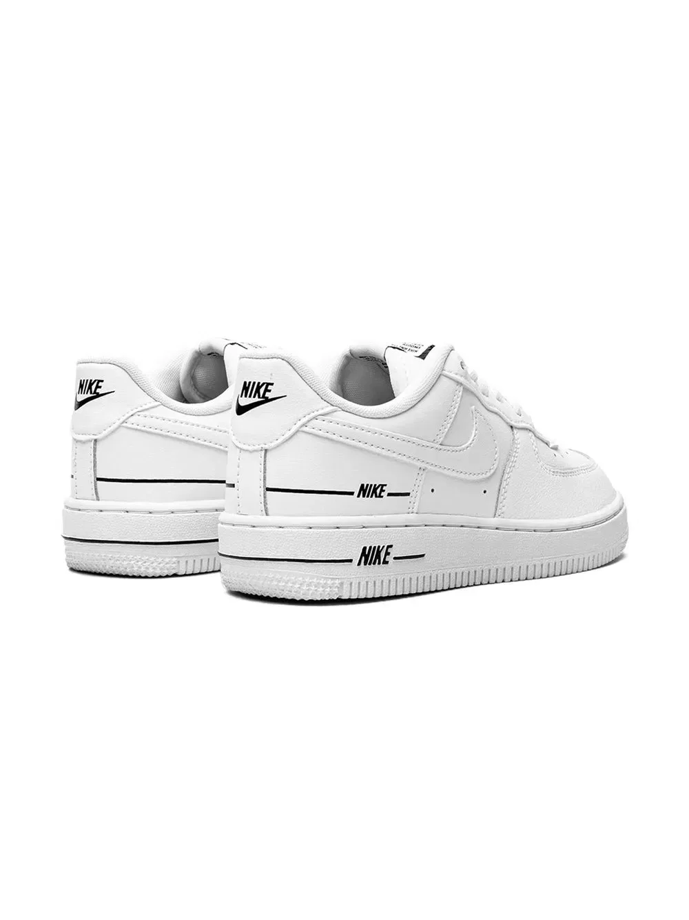 Кроссовки Air Force 1 LV8 3 "белые черные Air Force PS" Nike Kids — фото 3