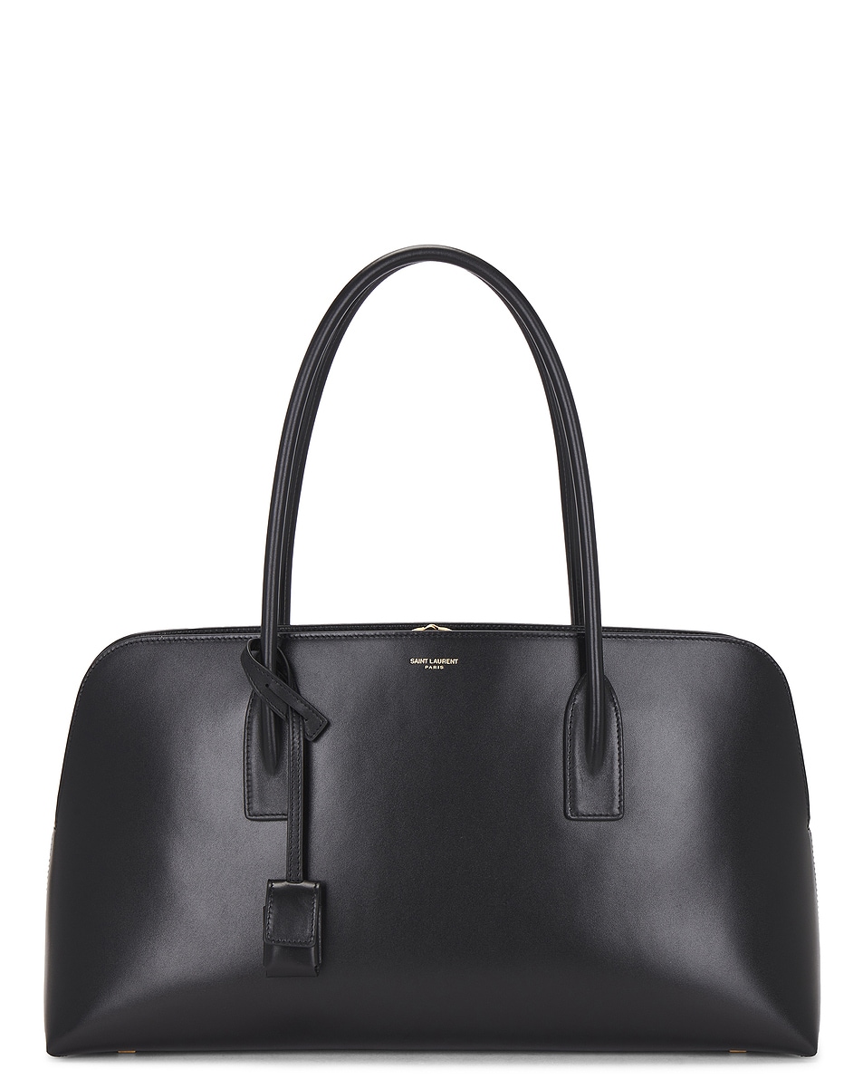 

Большая сумка Sac De Jour в стиле боулинг Saint Laurent, Nero