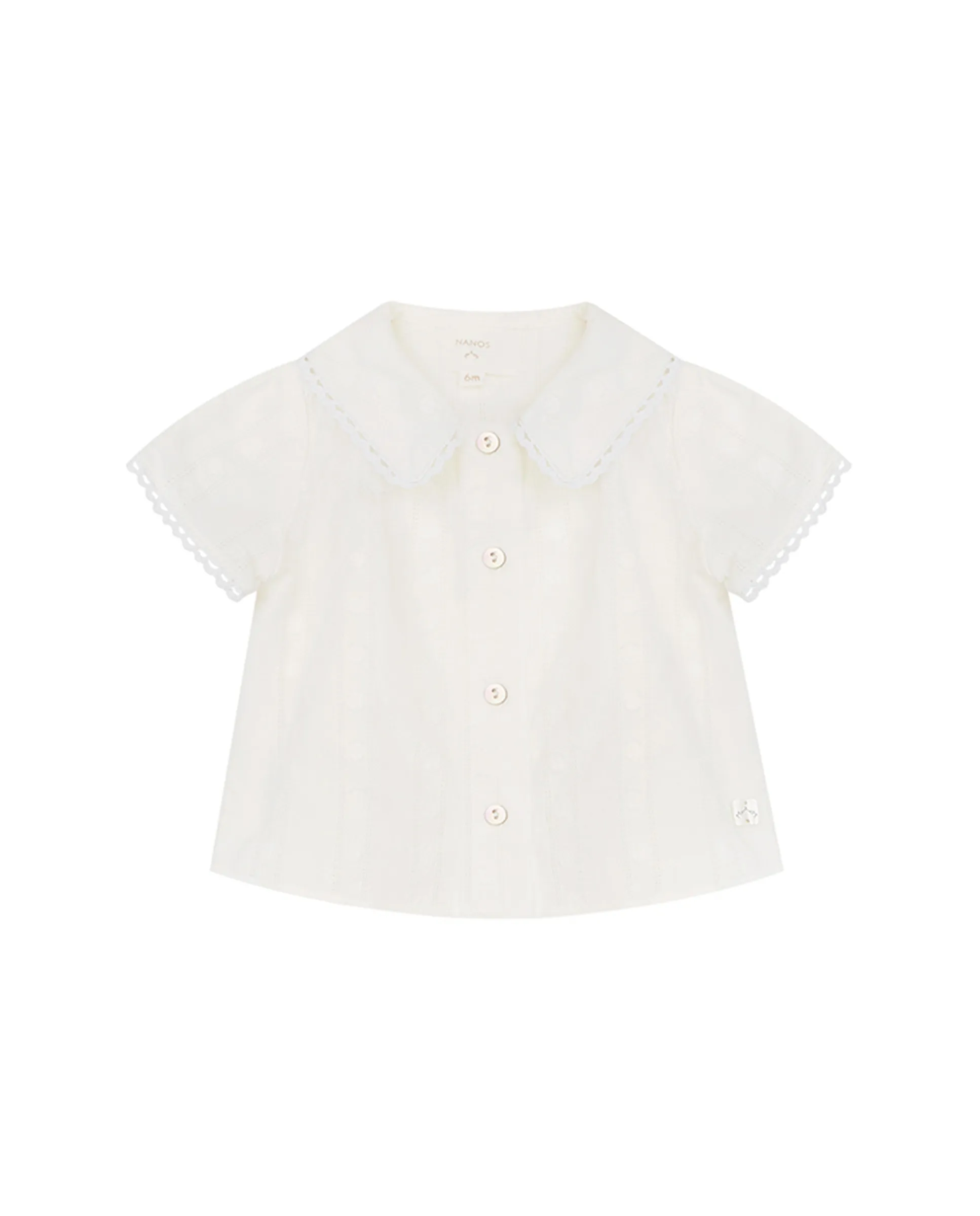 

Детская блузка для девочки Nanos, белый